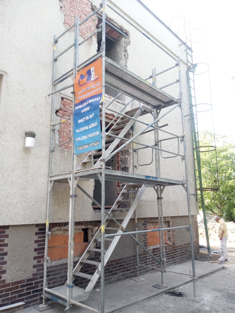 Montáže lešení foto 2