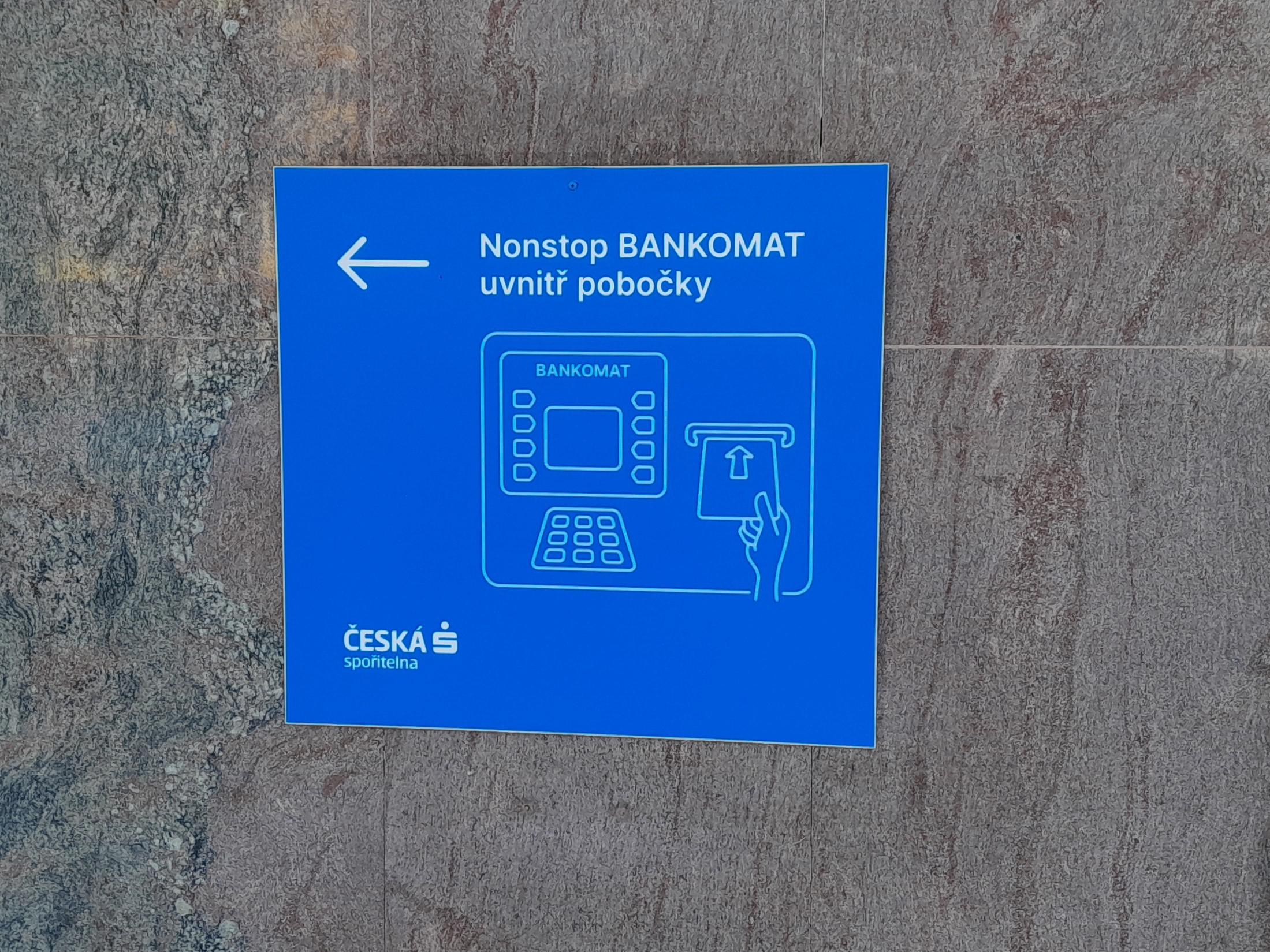 Bankomat České spořitelny foto 2