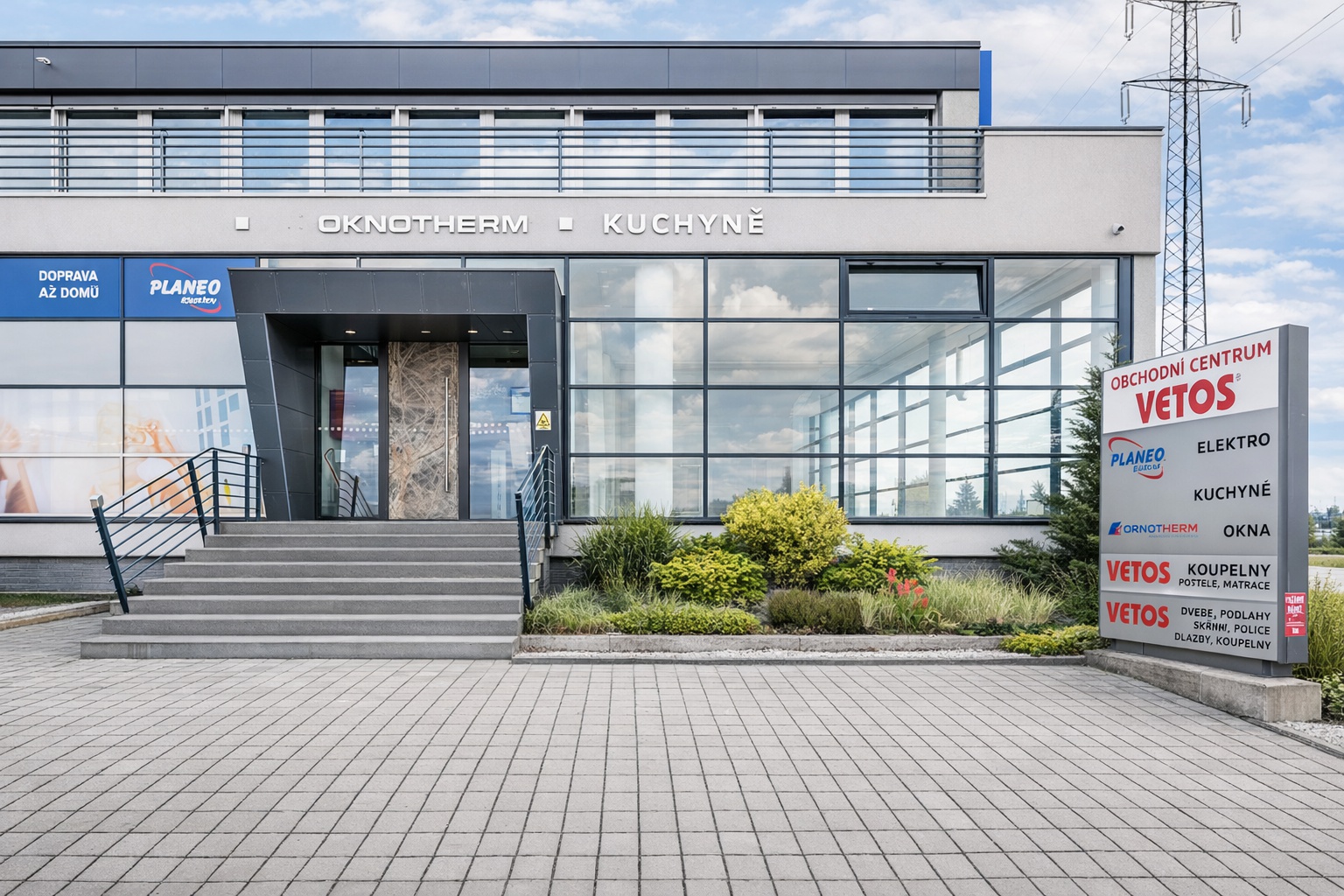 Obchodní centrum zaměřené na interiéry a bydlení