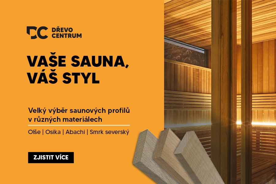 Sauna - saunové palubky a lavičkové profily