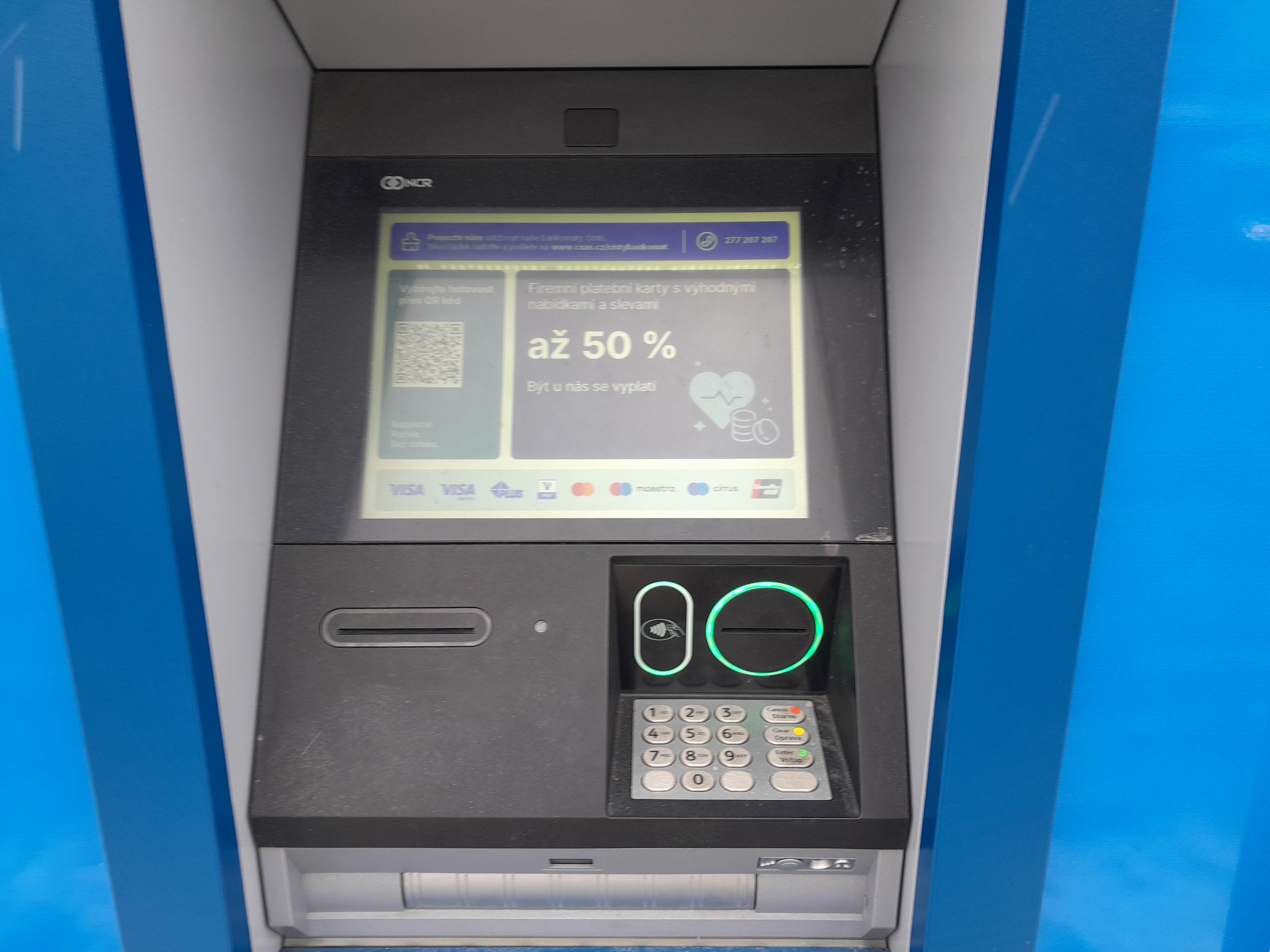 Bankomat České spořitelny