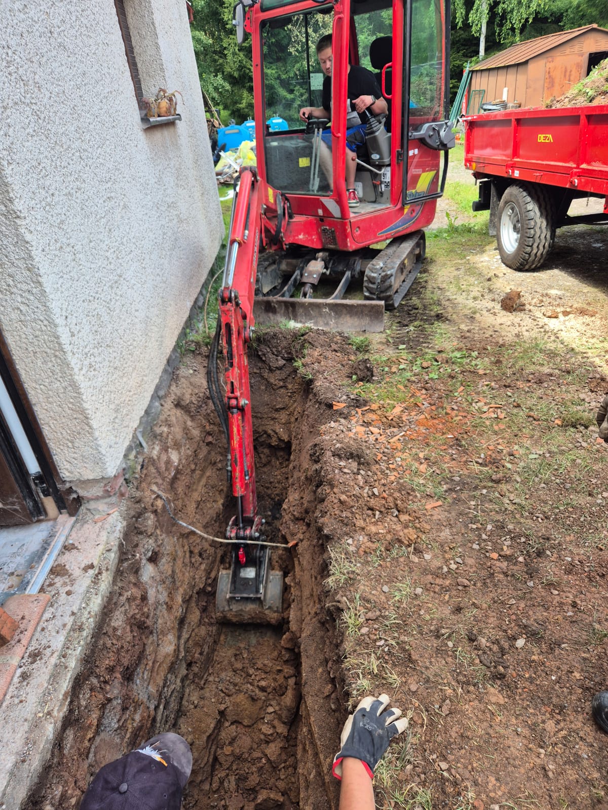 Výkopové práce M. a M. Žaba foto 2