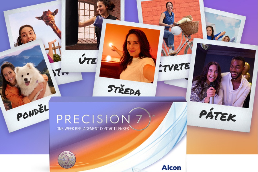 Novinka! Týdenní kontaktní čočky PRECISION7®