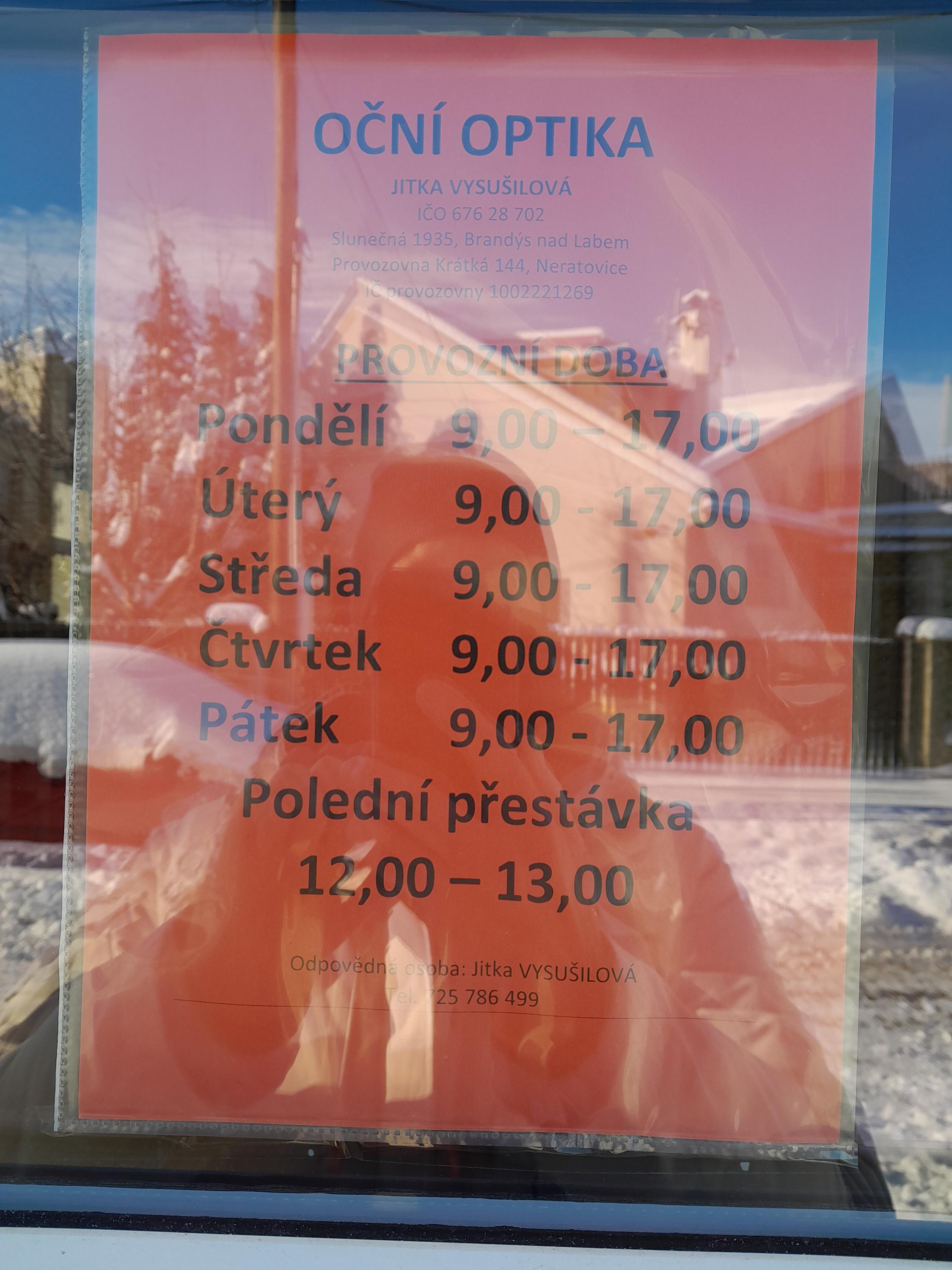 Oční optika Jitka Vysušilová foto 2