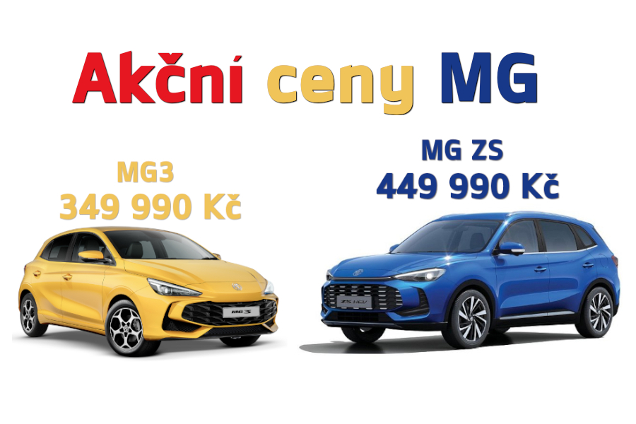 Akční ceny MG