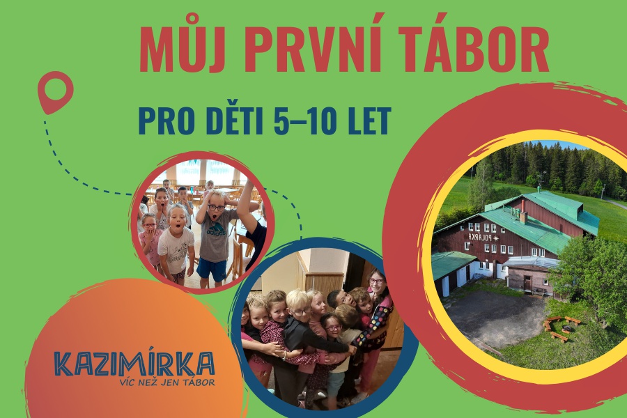 Můj první tábor pro děti 5–15 let