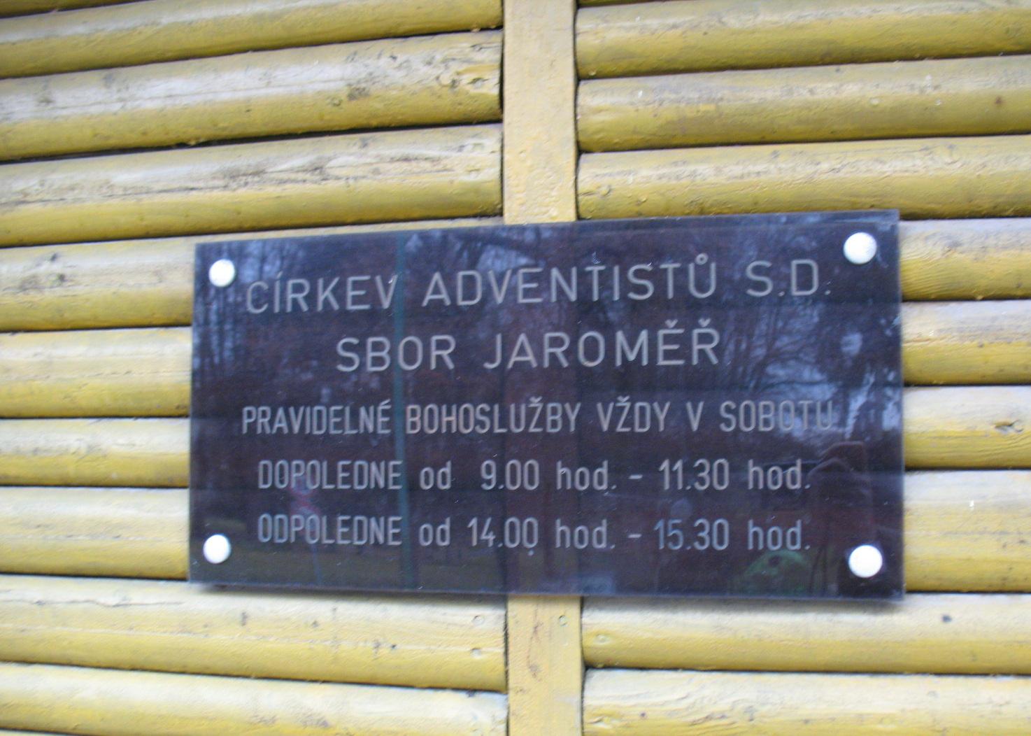 Sbor Církve adventistů sedmého dne Jaroměř foto 2