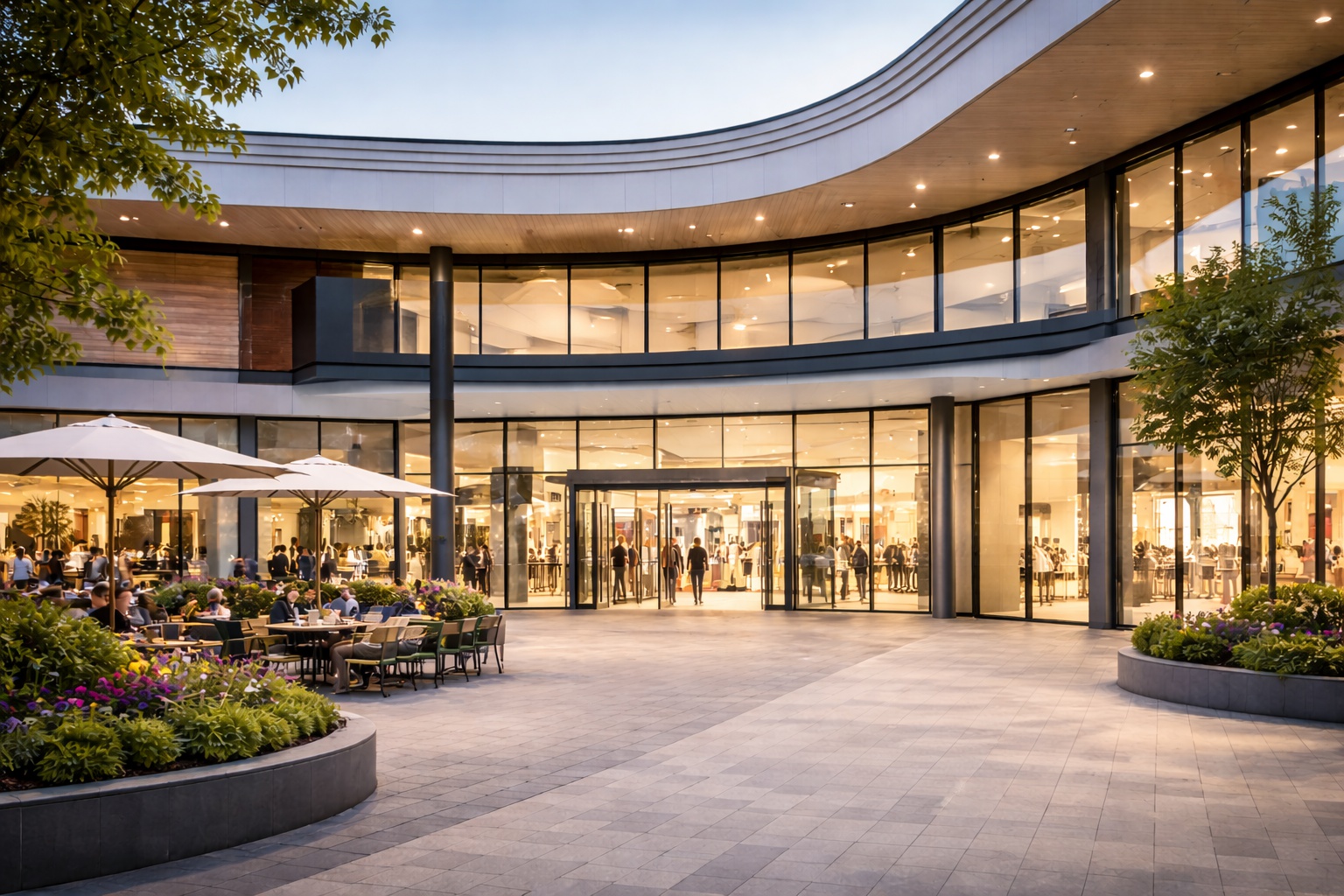 Zajištění prostor v obchodních centrech