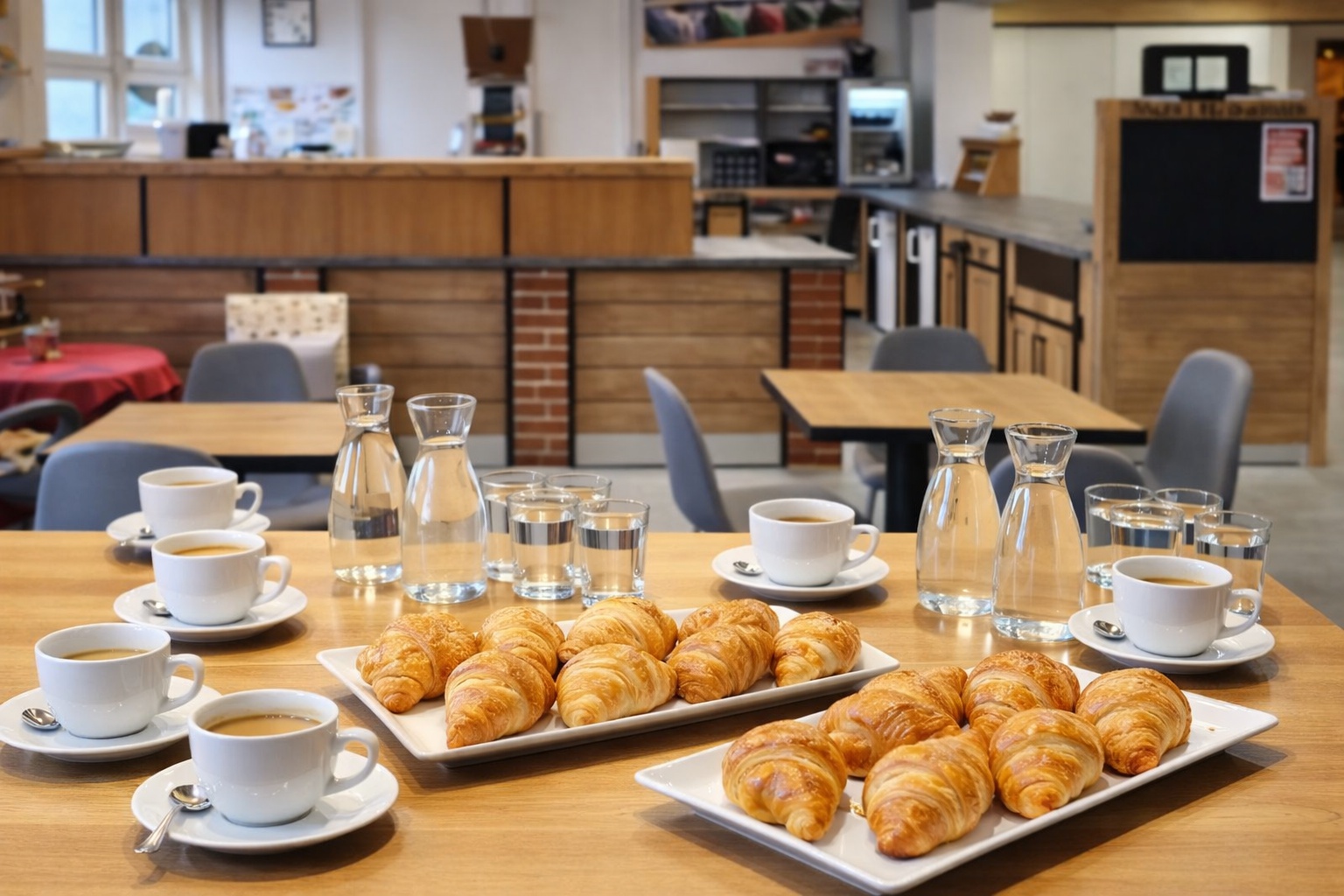 Firemní catering ke školení v OC VETOS Benešov