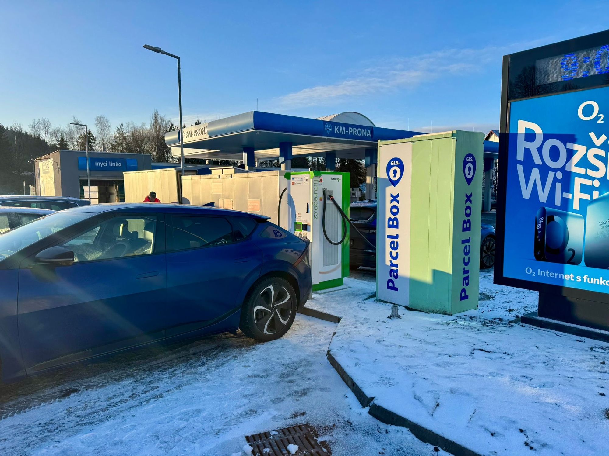 Dobíjecí stanice ČEZ