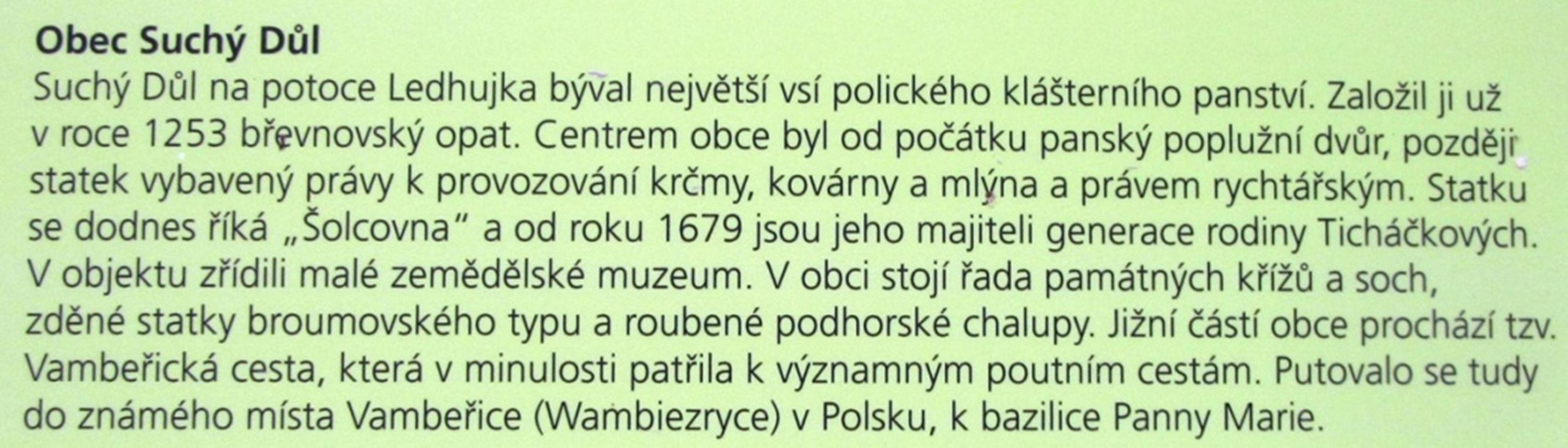 Suchý Důl - obecní úřad foto 6