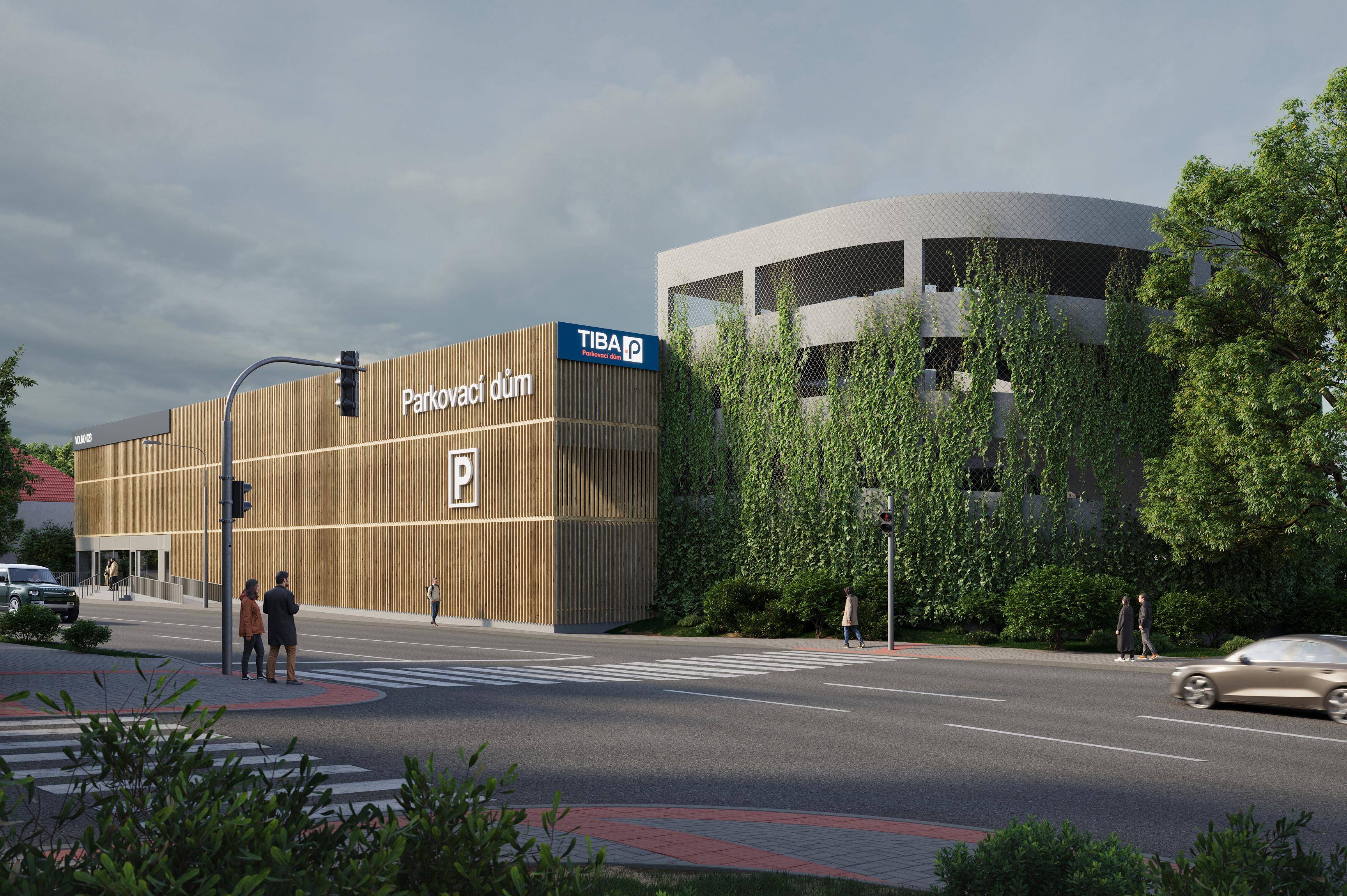 Parkovací dům TIBA Beroun