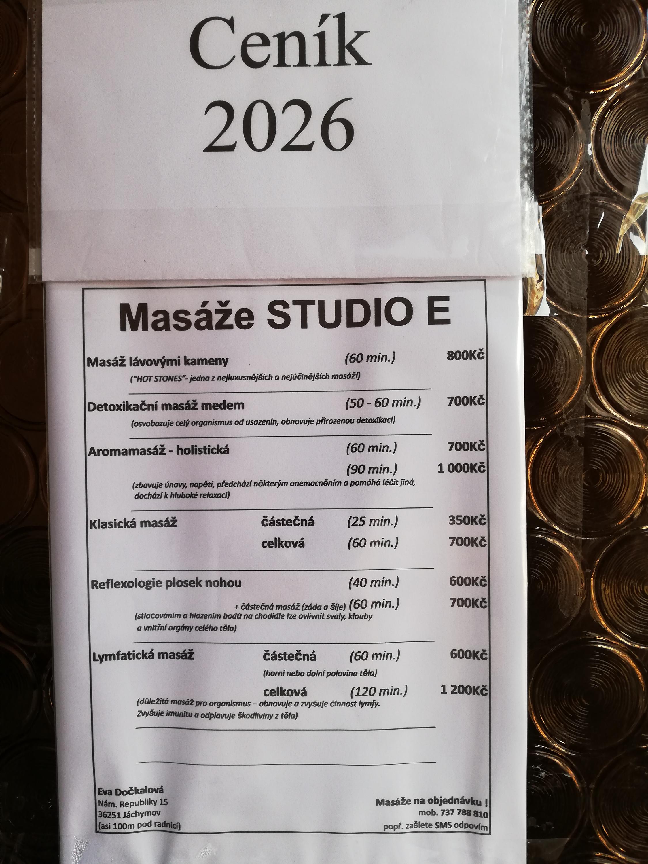 Masáže STUDIO E - Eva Dočkalová foto 2