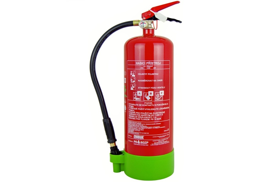 Hasicí přístroj pěnový PE6 6 litrů, 34A/233B/25F