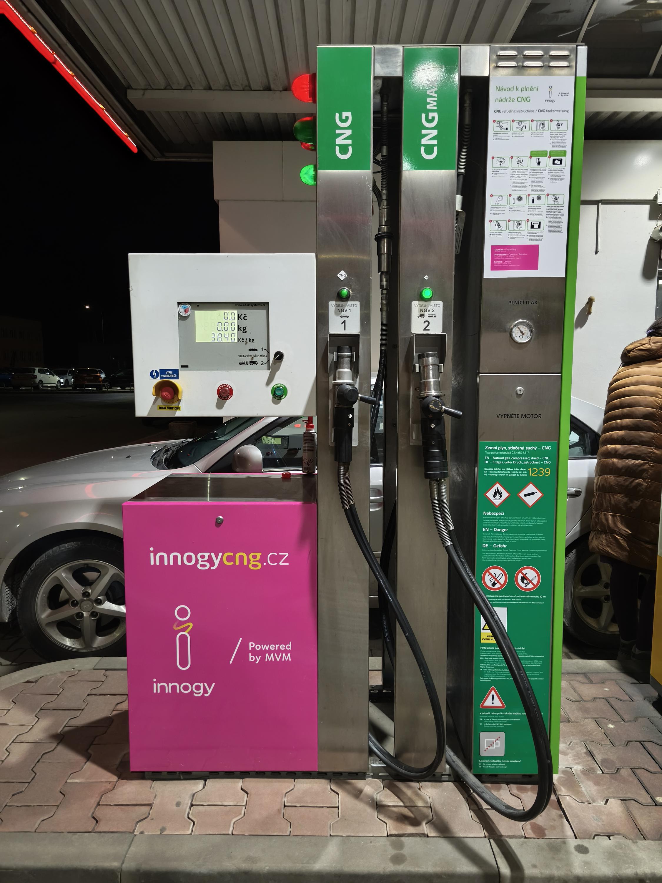 Innogy plnicí stanice CNG foto 1