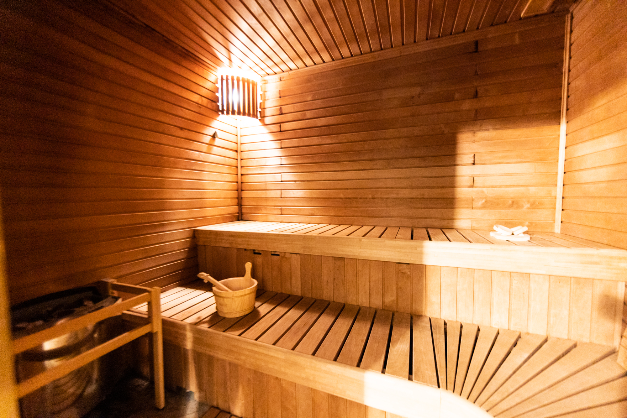 Vstup do sauny v hotelu Jizerka