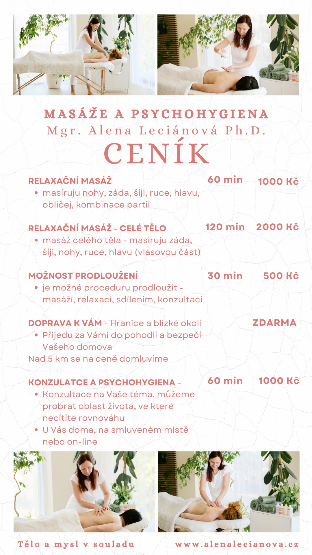 Masáže - Alena Leciánová - Tělo a mysl v souladu foto 4