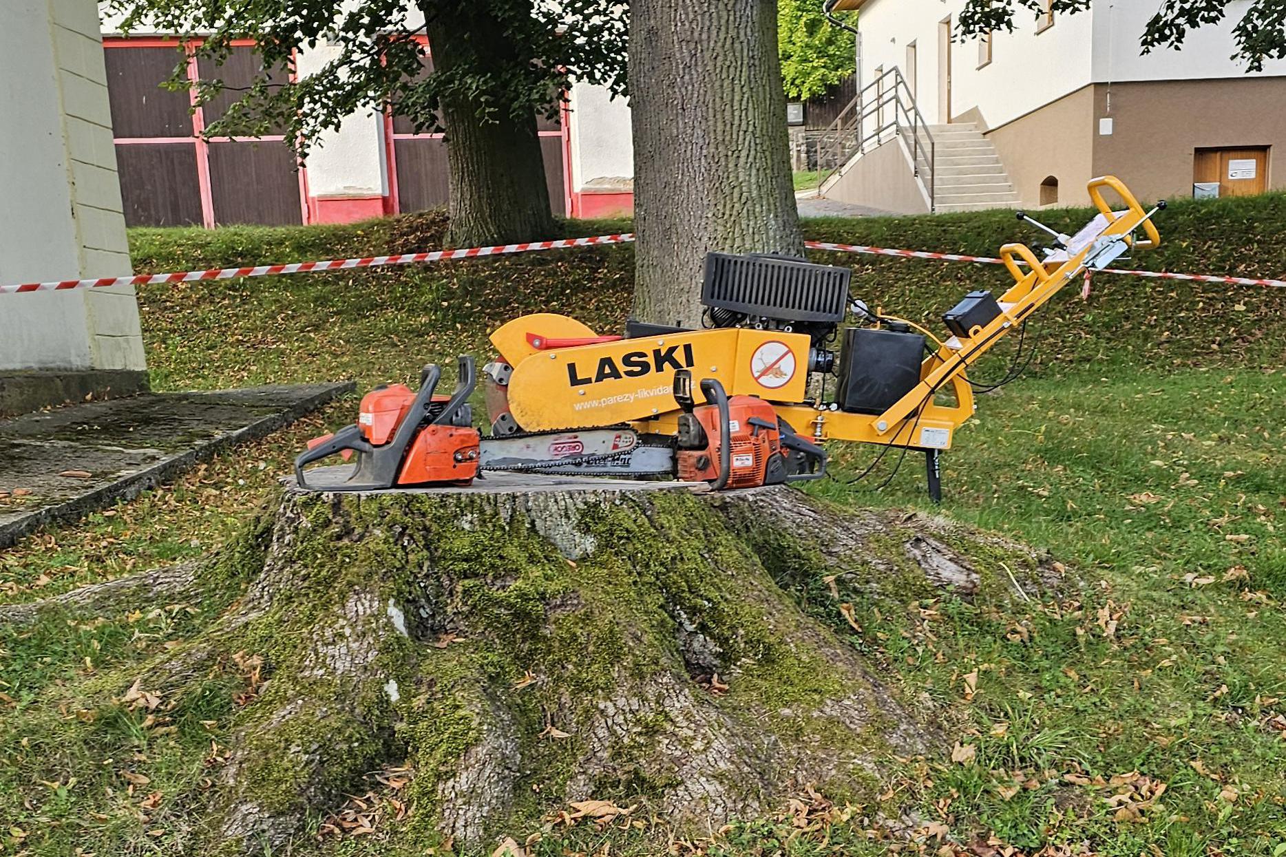 Frézování pařezů