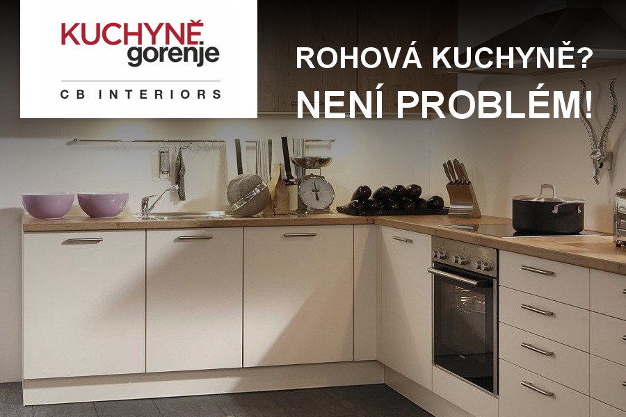 Vařte v rohu! Rohová kuchyně je ideálním řešením.