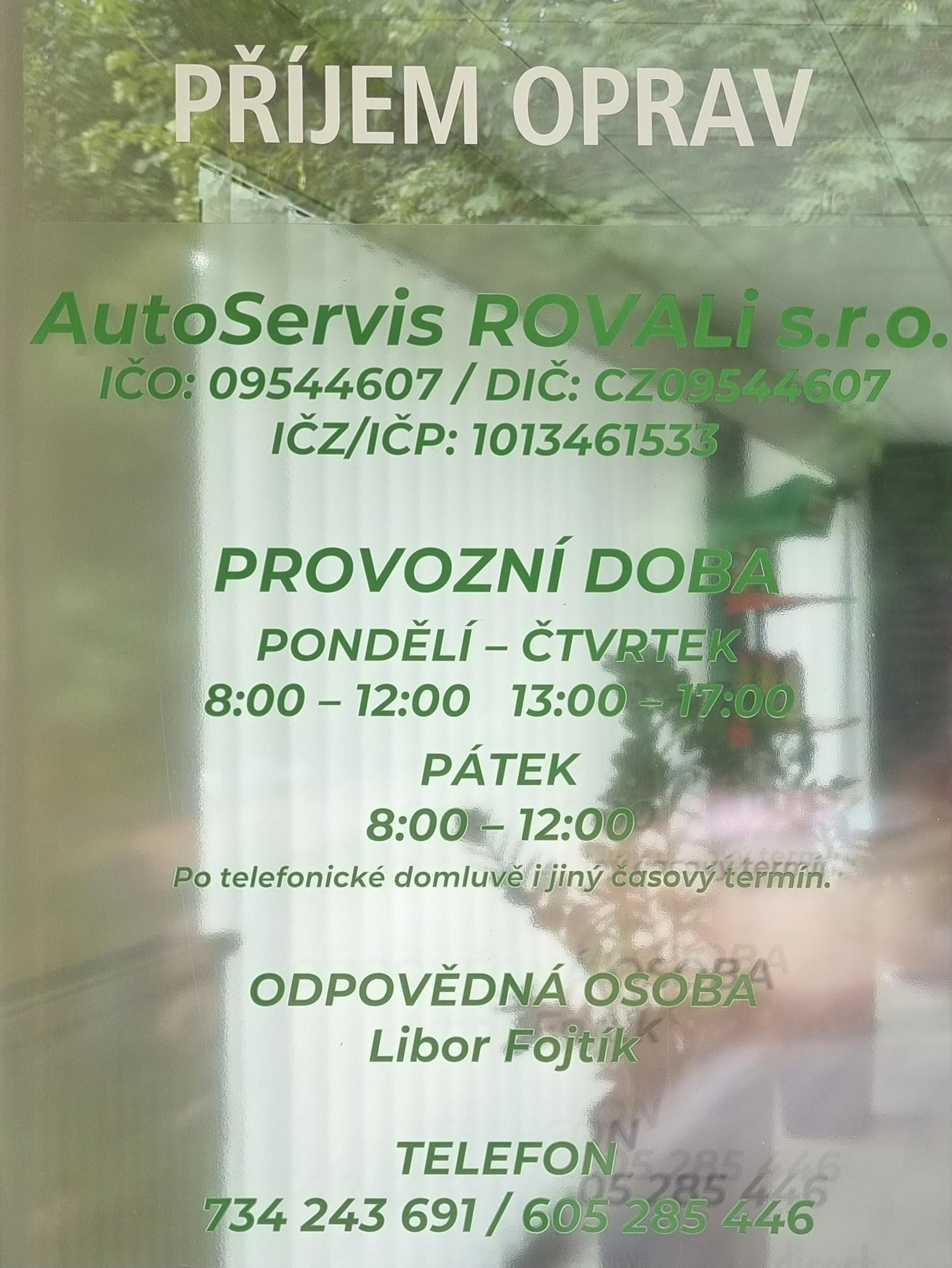 AutoServis ROVALi, s.r.o.