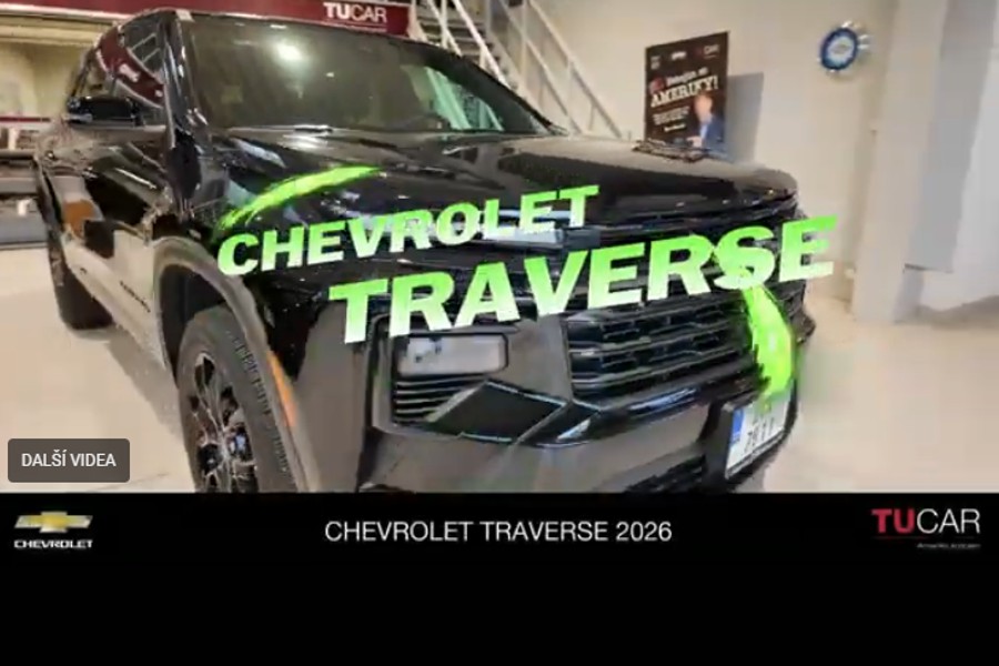 Novinka 2026 - Chevrolet Traverse skladem