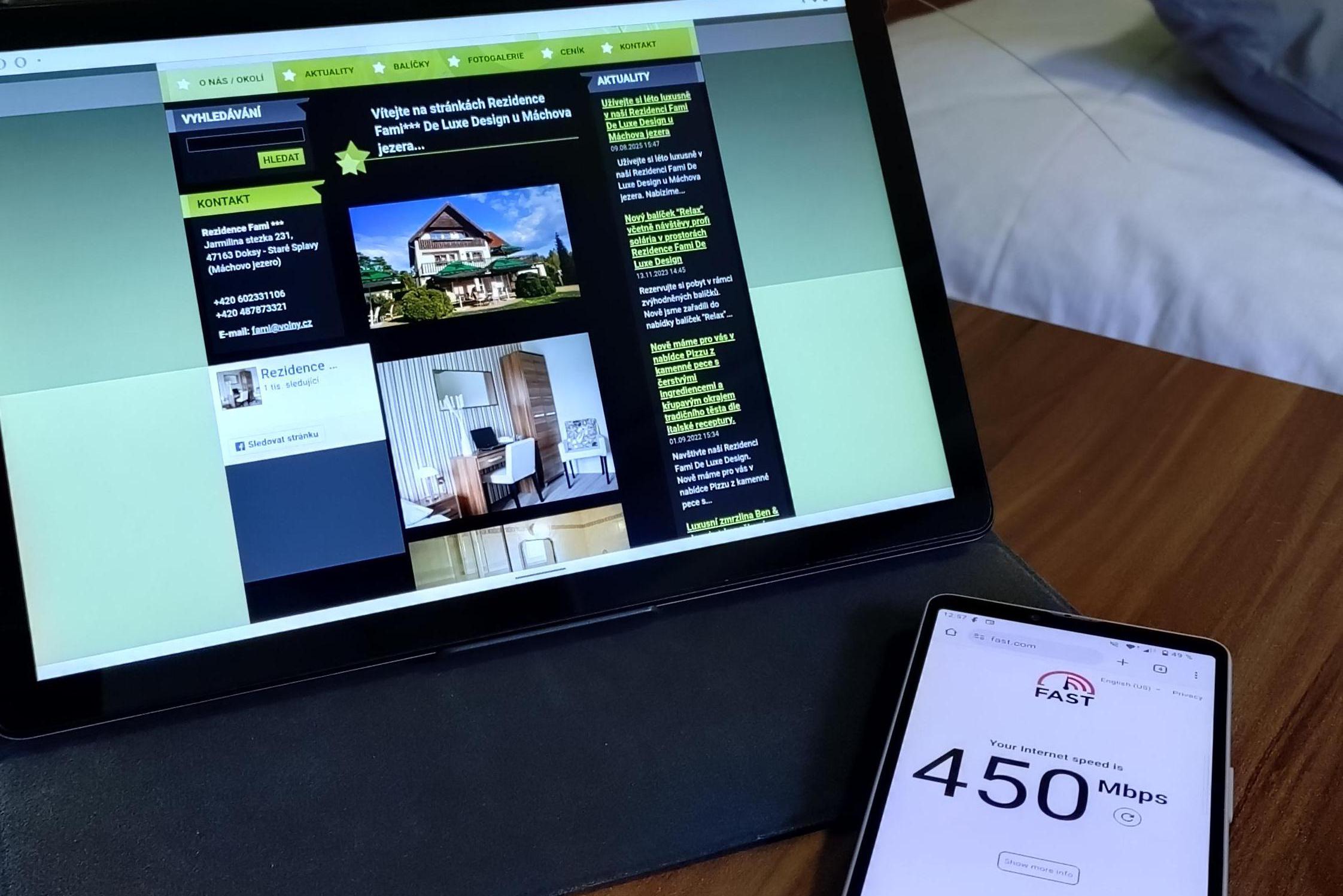 Vysokorychlostní internetové připojení