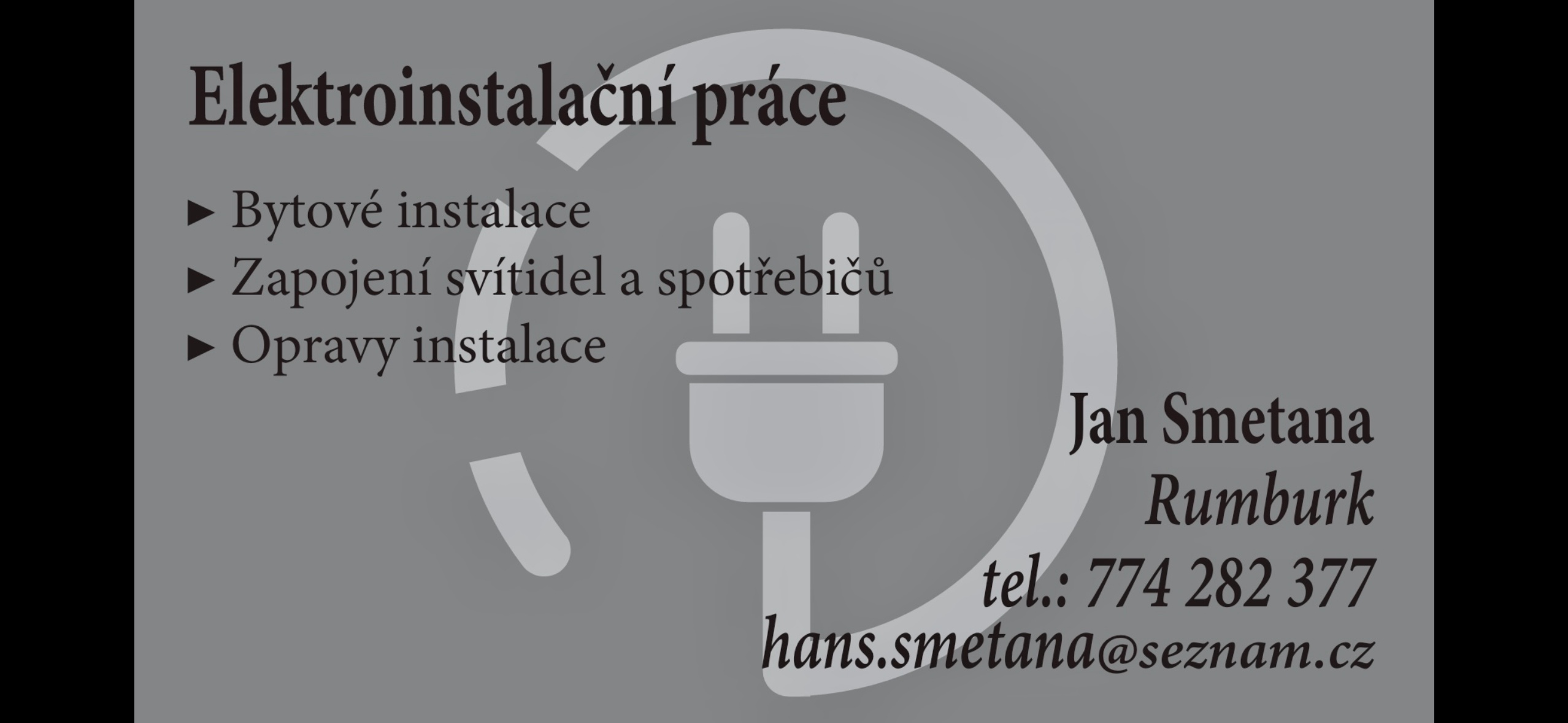 Elektroinstalace Jan Smetana foto 1