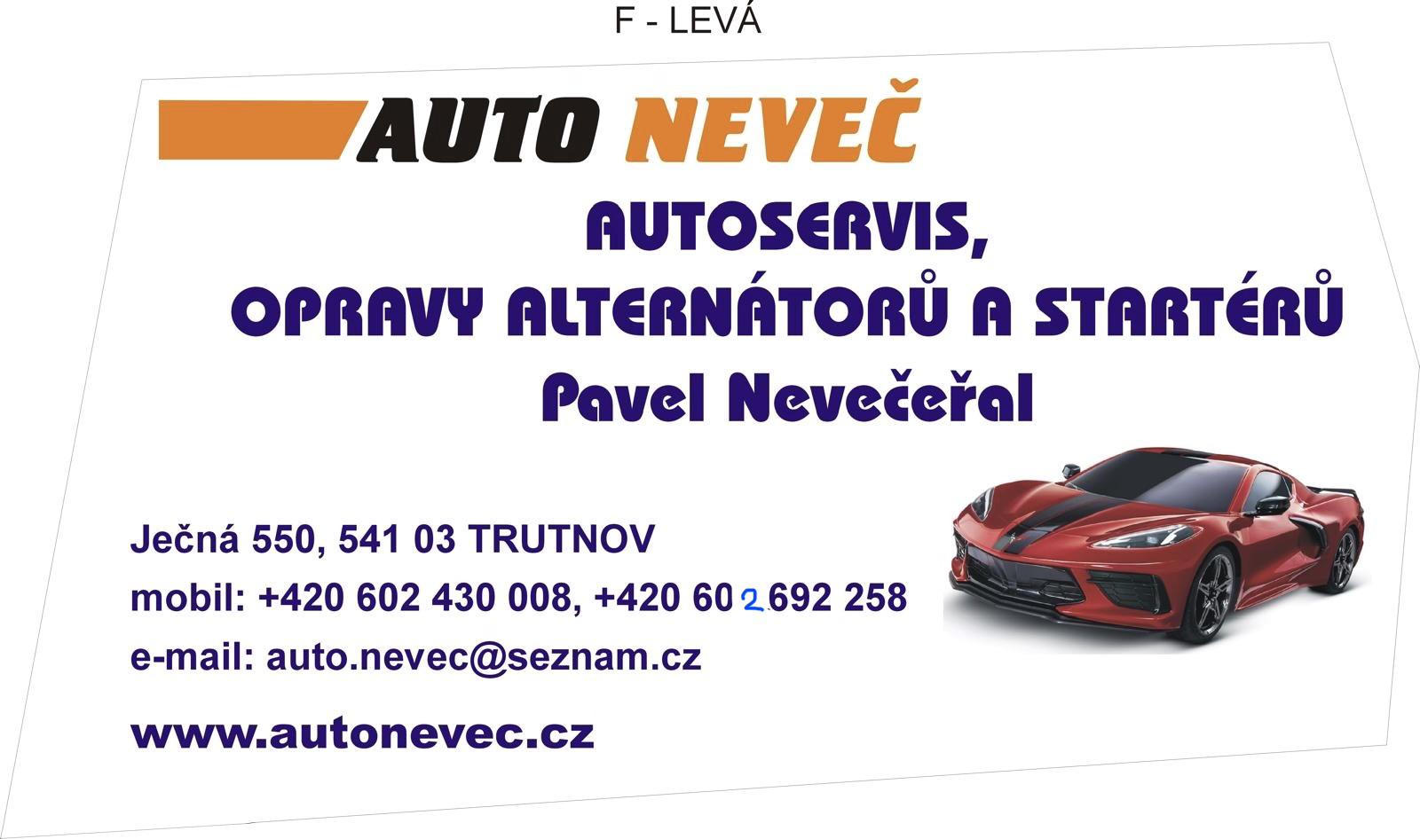 Auto Neveč foto 1