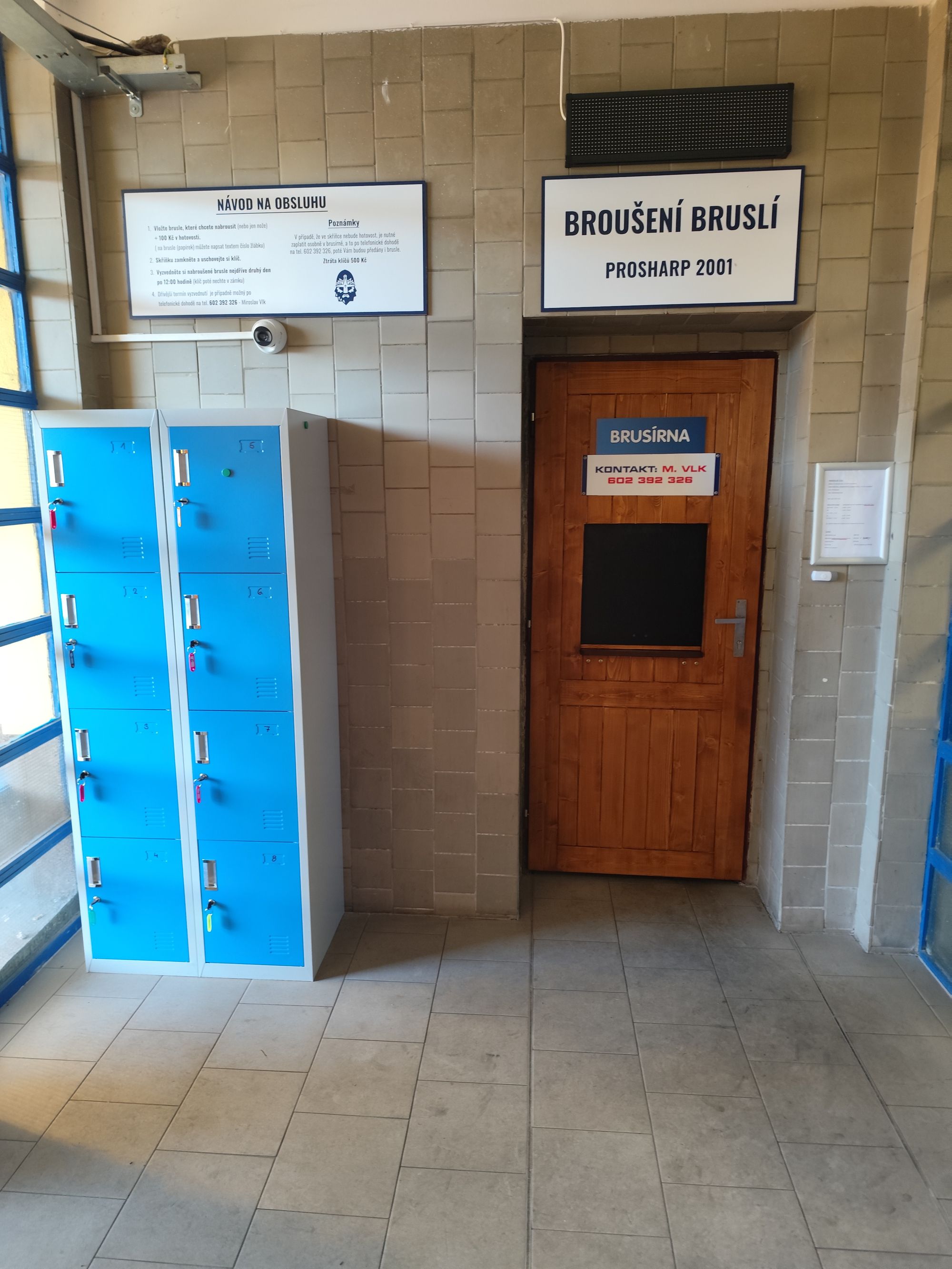 Broušení bruslí Miroslav Vlk foto 2