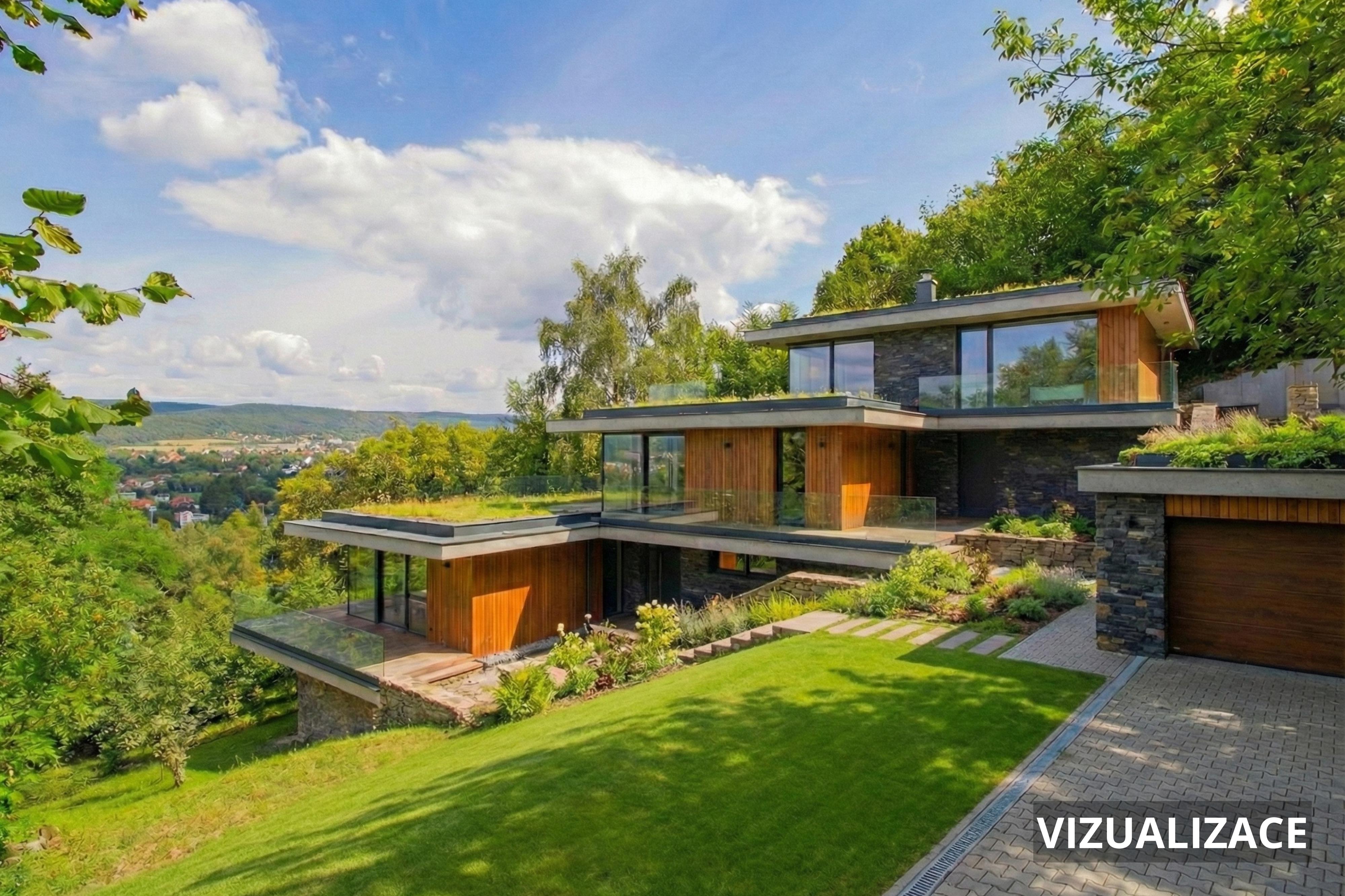 Výjimečné bydlení v Řevnicích - pozemek 1784 m2