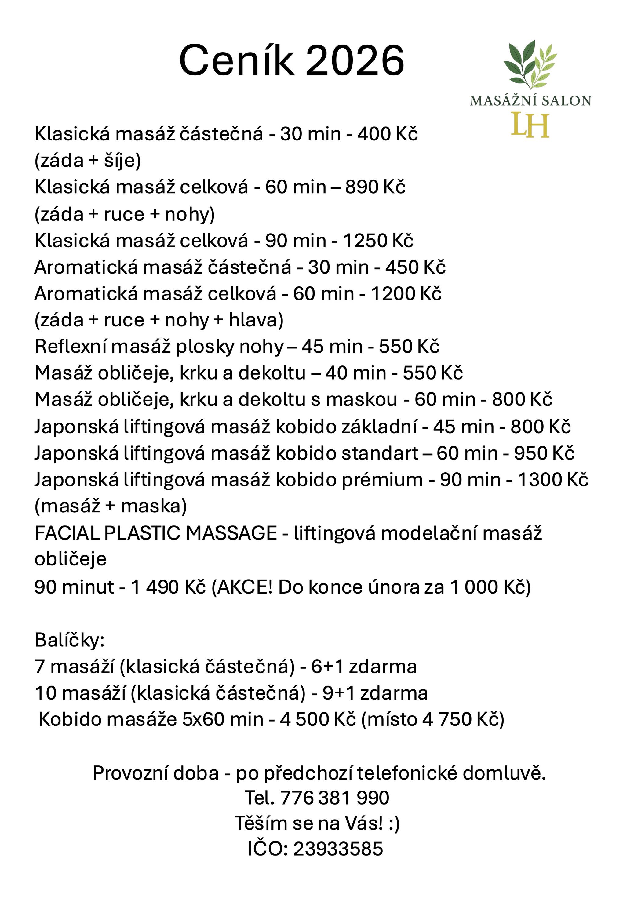 Masážní salon LH foto 2