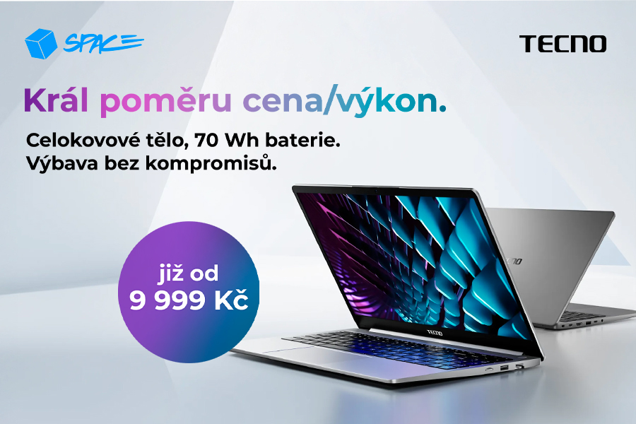 Tecno MEGABOOK: Prémiový notebook do 13 000 Kč