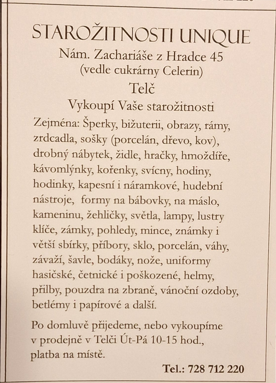 Petr Krchňavý - Starožitnosti foto 3