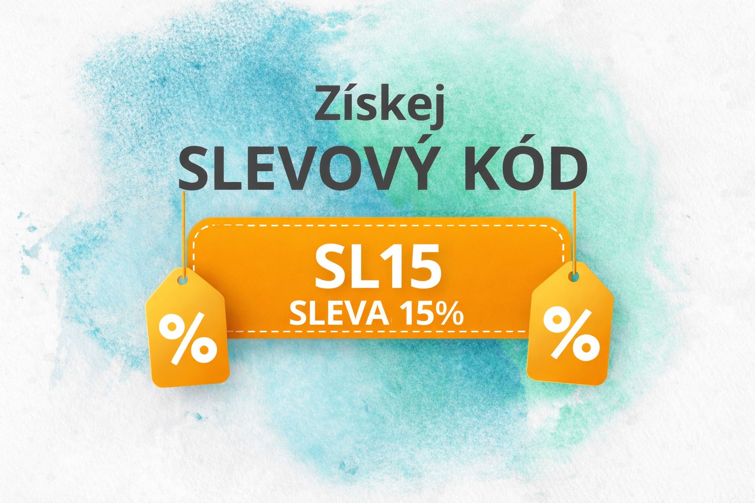 Získejte 15% slevový kupón na celý sortiment