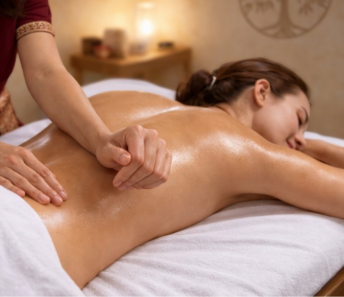 Thajská masáž zad a šíje