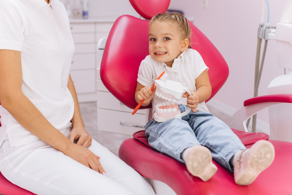 Vstupní dentální hygiena dětský pacient