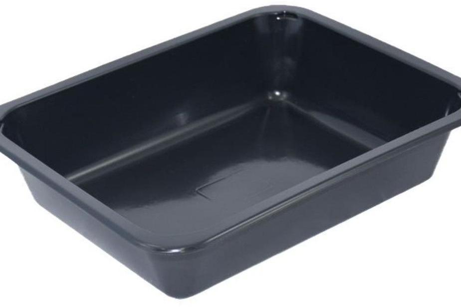 Miska zatavovací 1D černá 227x178x50 mm