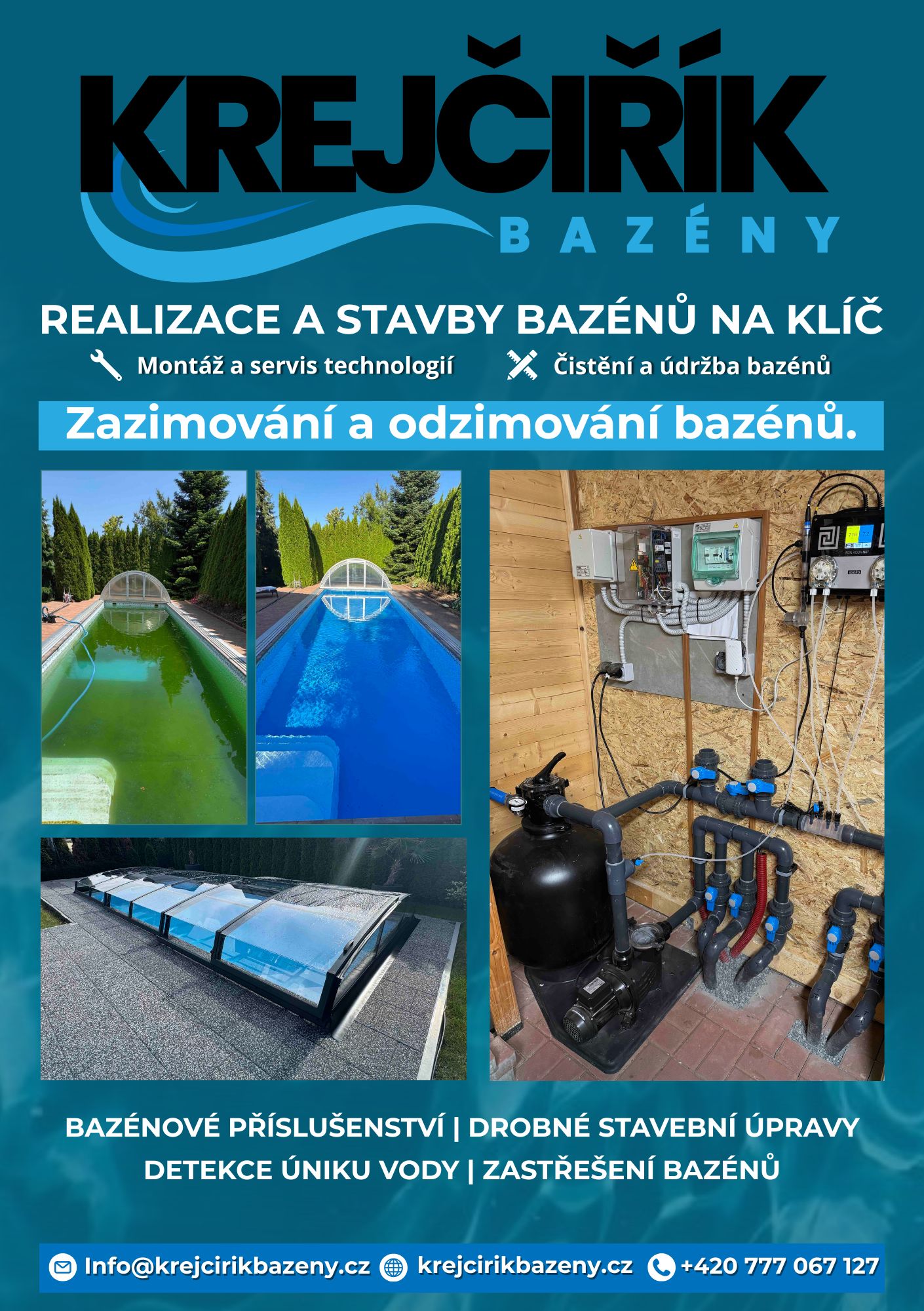 Servis a údržba bazénů - David Krejčiřík foto 3
