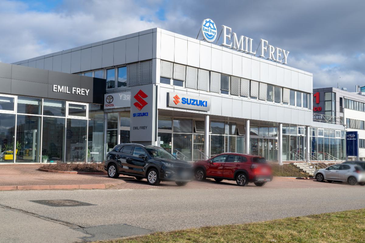 Emil Frey – nové vozy Suzuki – Pekařská