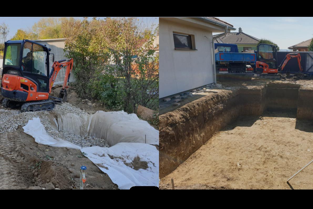 AKCE!!! Zemní  práce - teď i v zimě bez čekání!