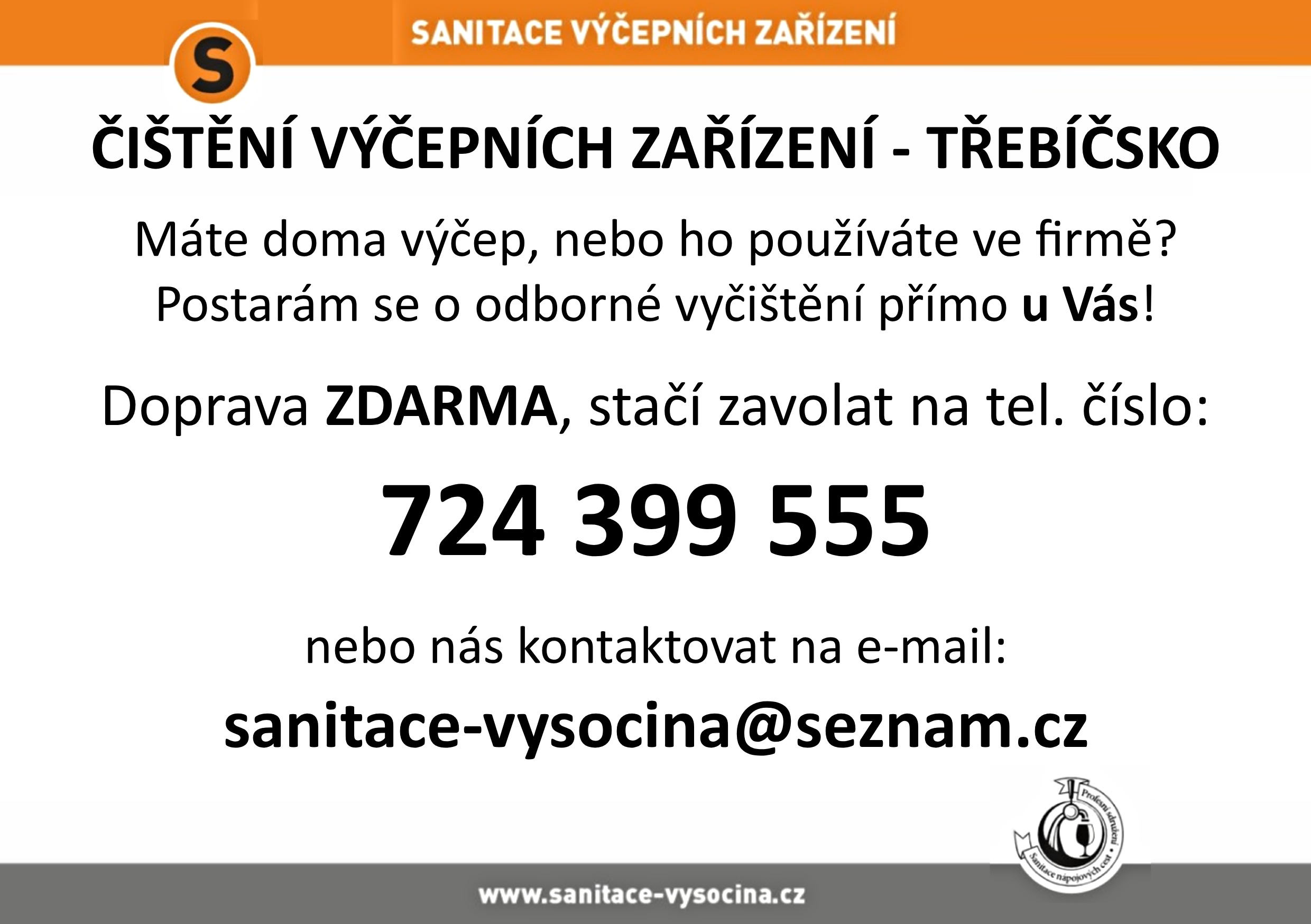 Odborná sanitace výčepních zařízení Luboš Sedláček foto 4