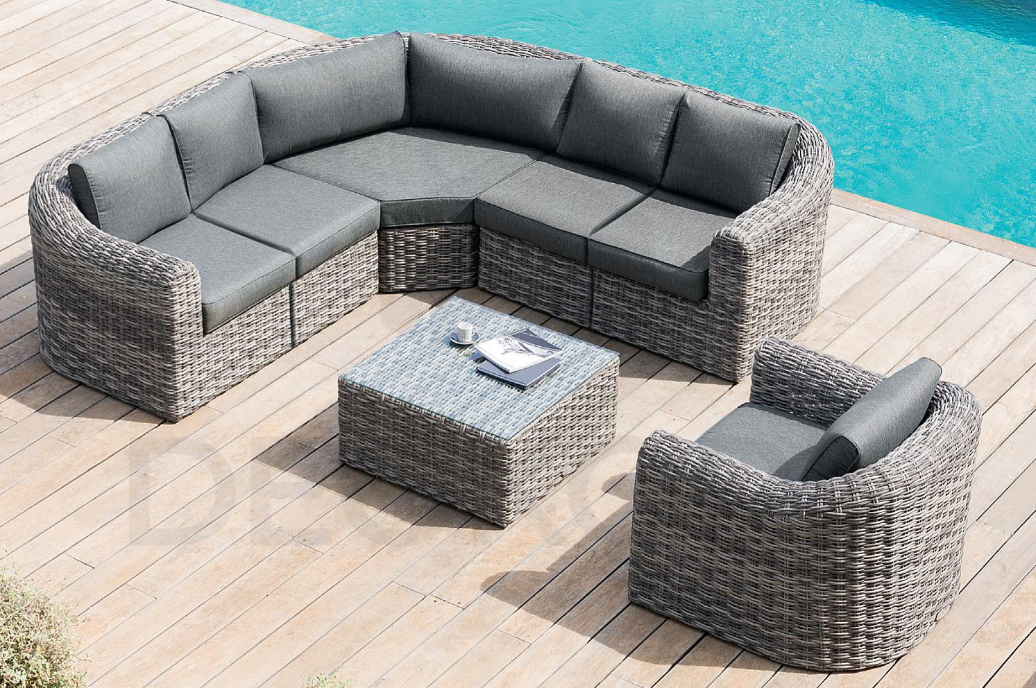 Modulová ratanová sestava BORNEO LUXURY pro 6 osob