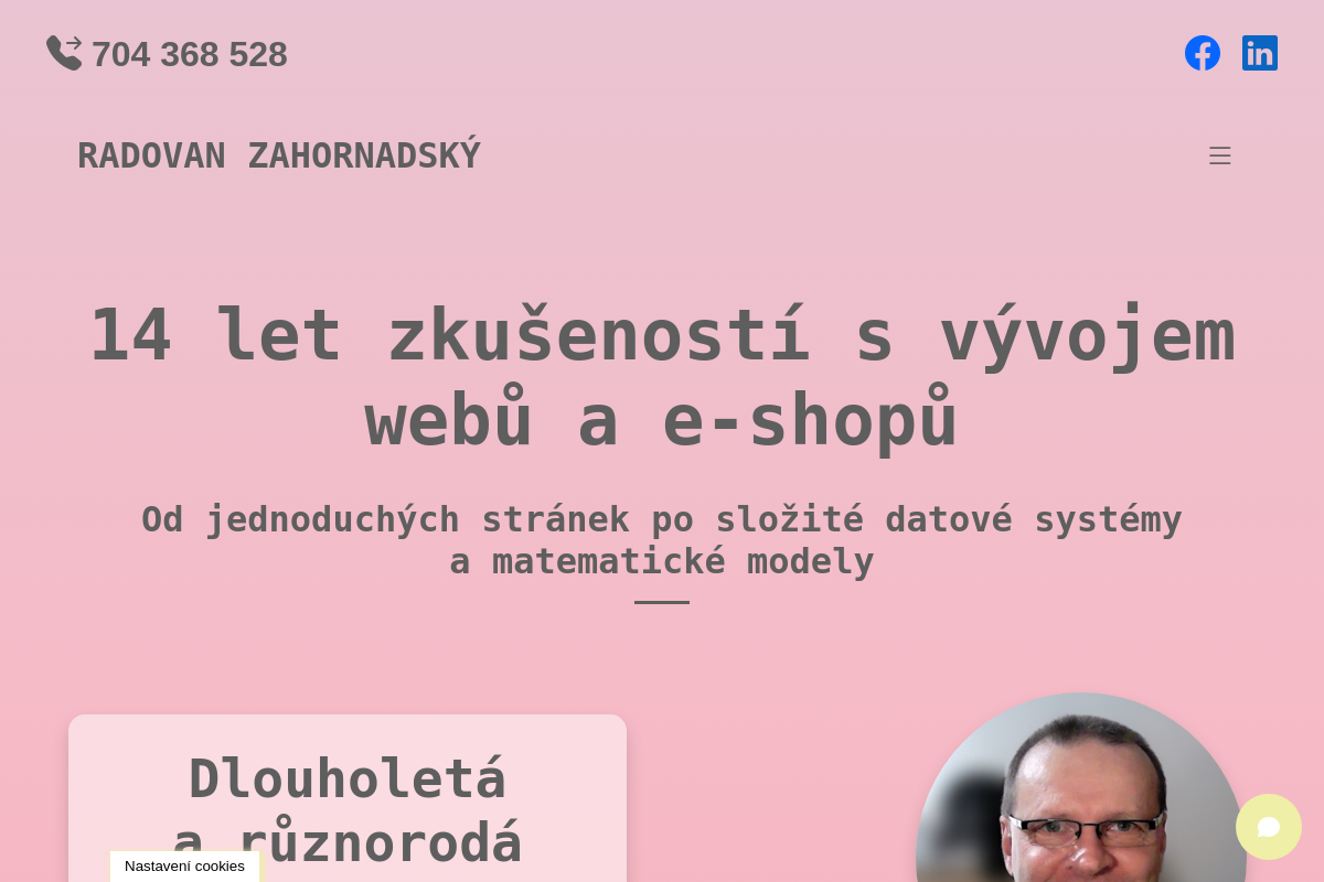 Programátor Radovan Zahornadský