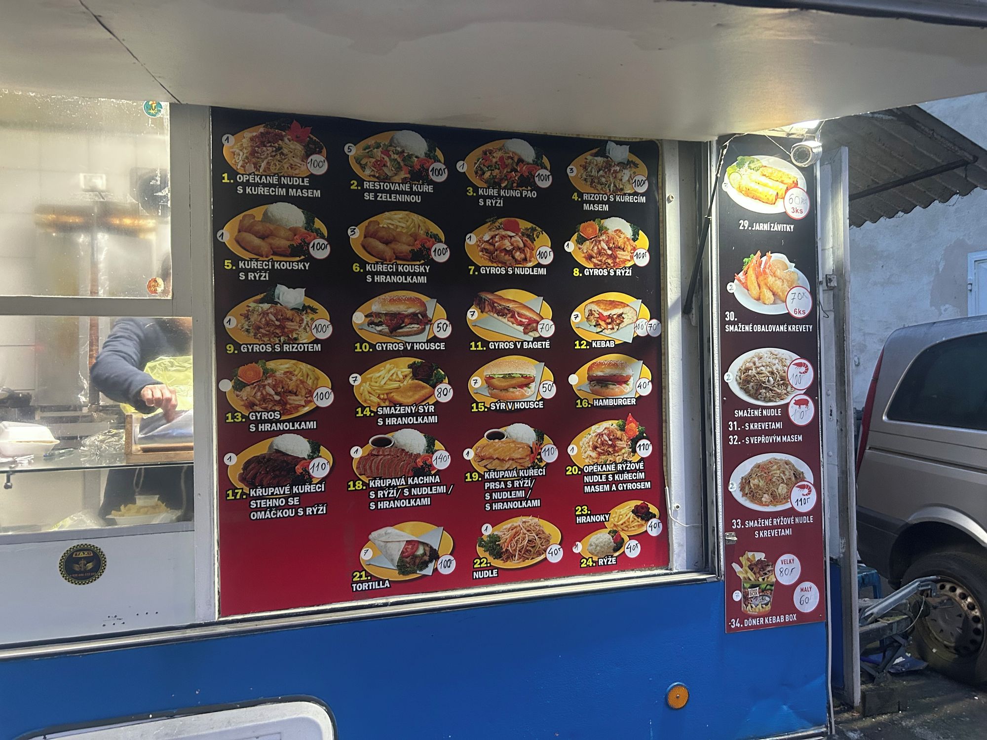 Vietnamská jídla a kebab foto 2