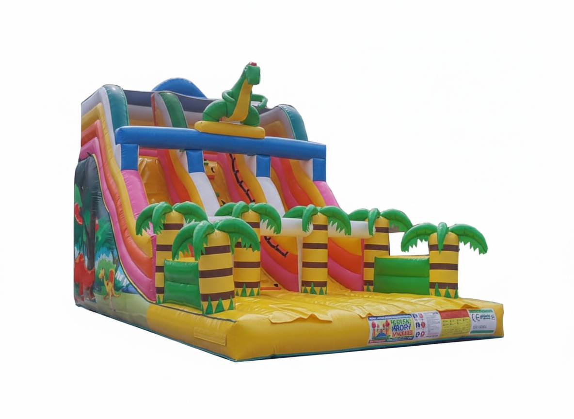 Půjčení nafukovací Dinosauří skluzavky Maxi