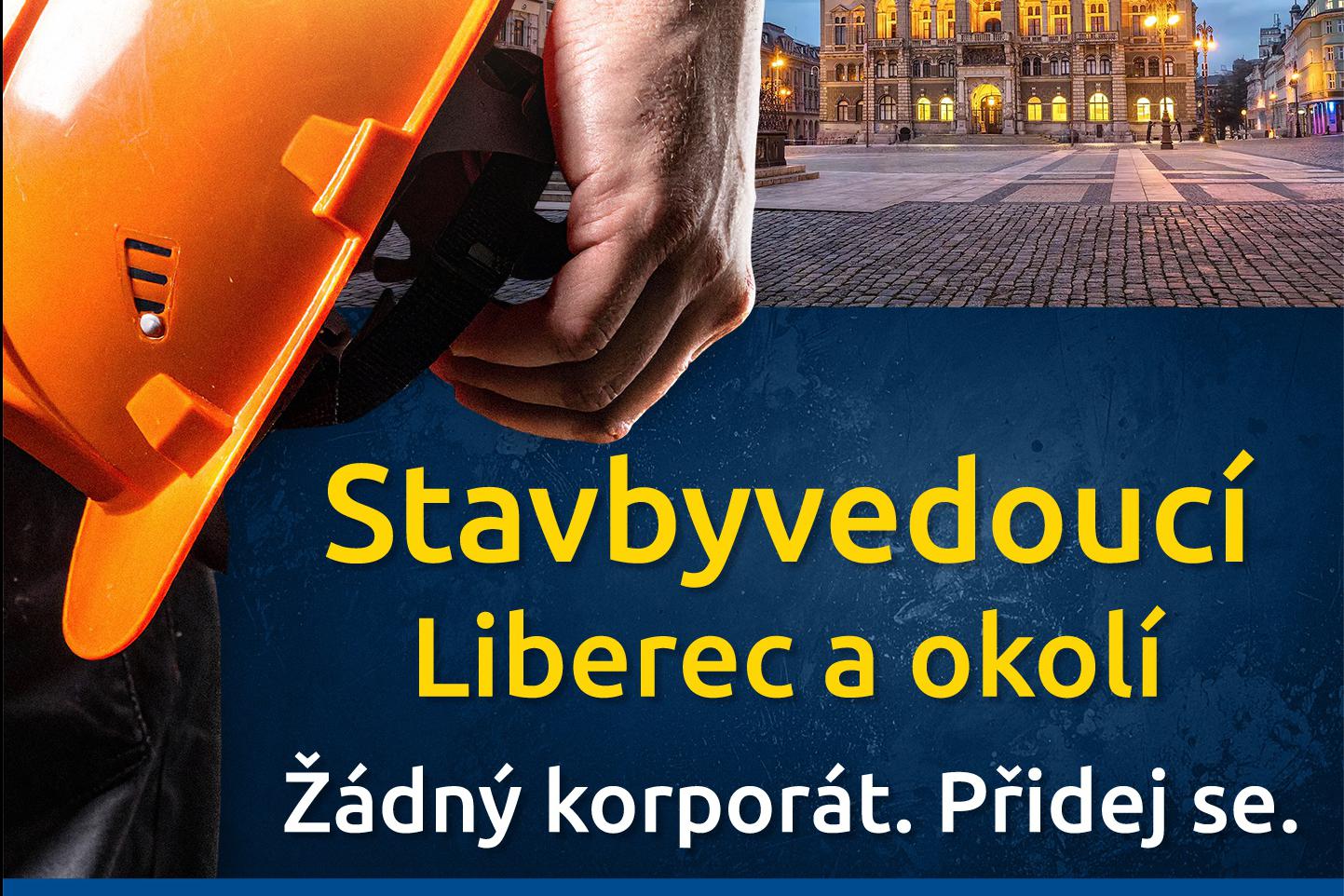 Hledáme stavbyvedoucího v Liberci