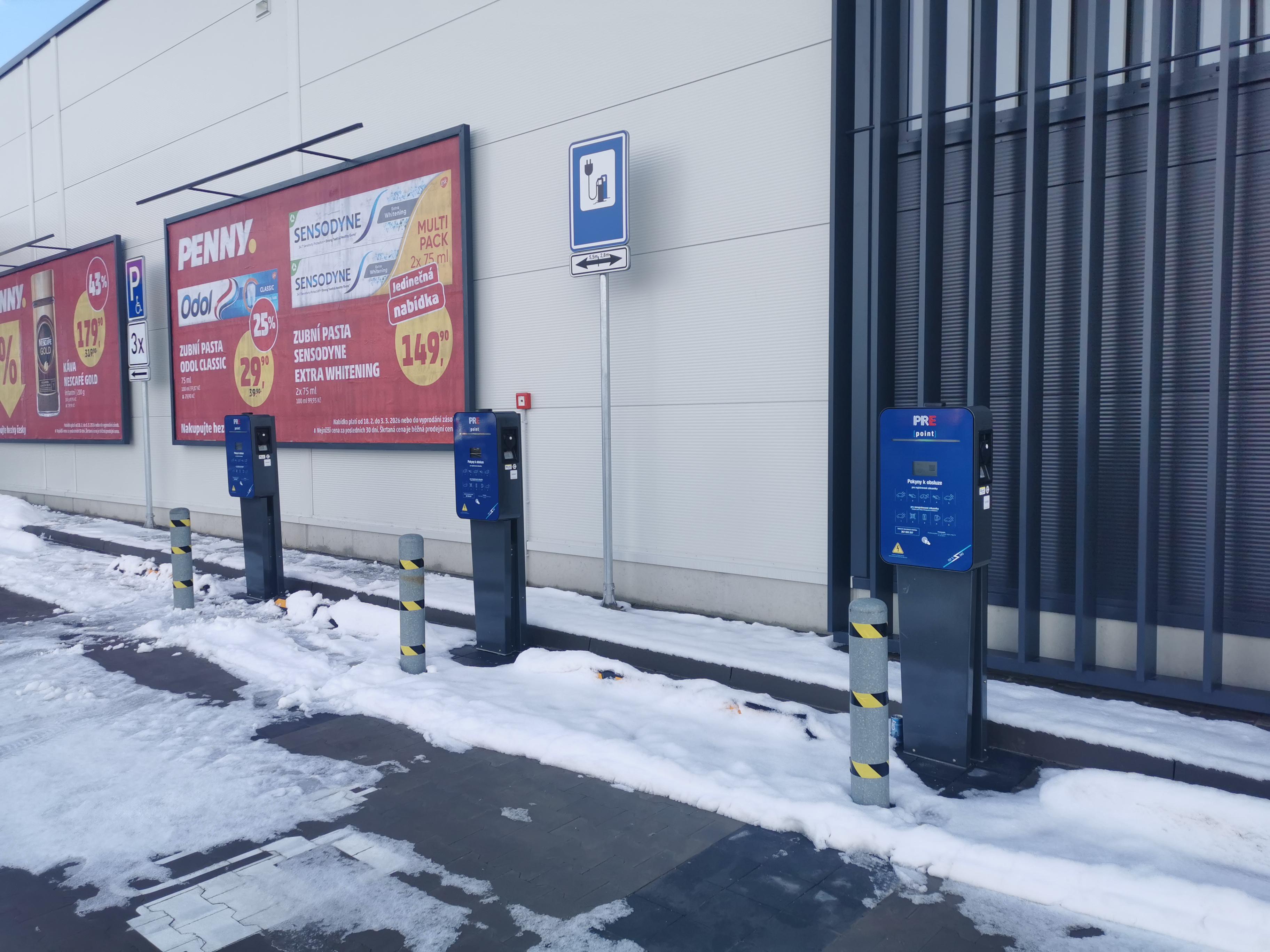 PREpoint - nabíjecí stanice PRE