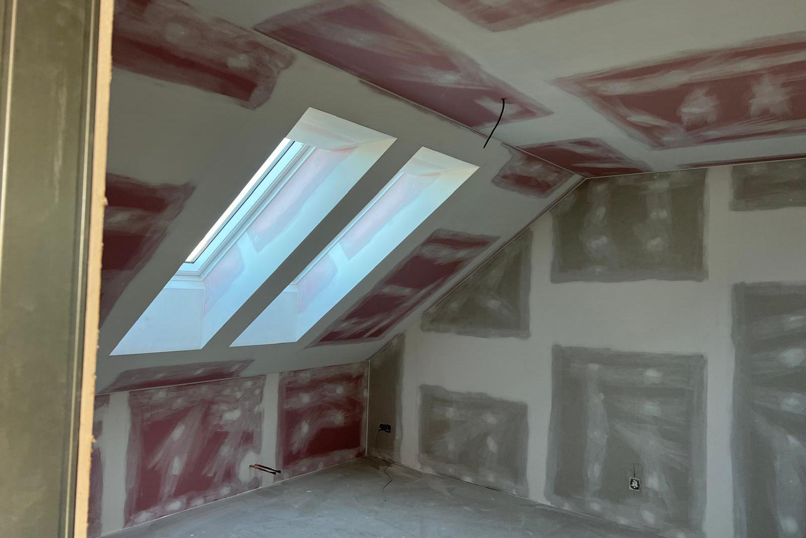 Sádrokartonová půdní vestavba - SDK Pecák