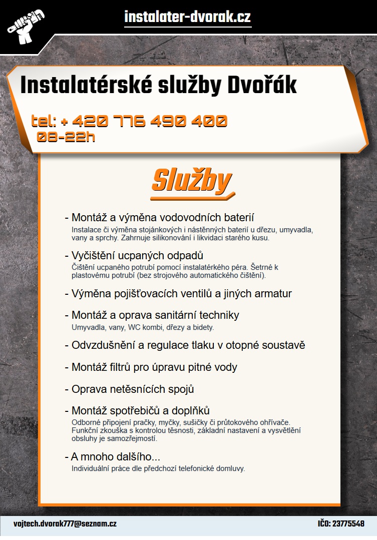 Instalatér Dvořák foto 2