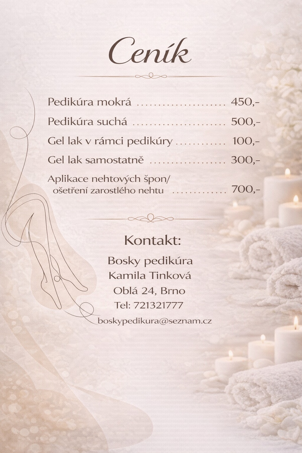 Bosky pedikúra foto 2